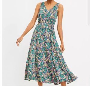 XS Petite Loft Midi Dress